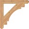 Ekena Millwork Merced Craftsman Smooth Bracket, Western Red Cedar, 3 1/2"W x 30"D x 30"H BKT04X30X30MRC04SWR - alternate 3